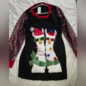 Ugly Llama Christmas Sweater